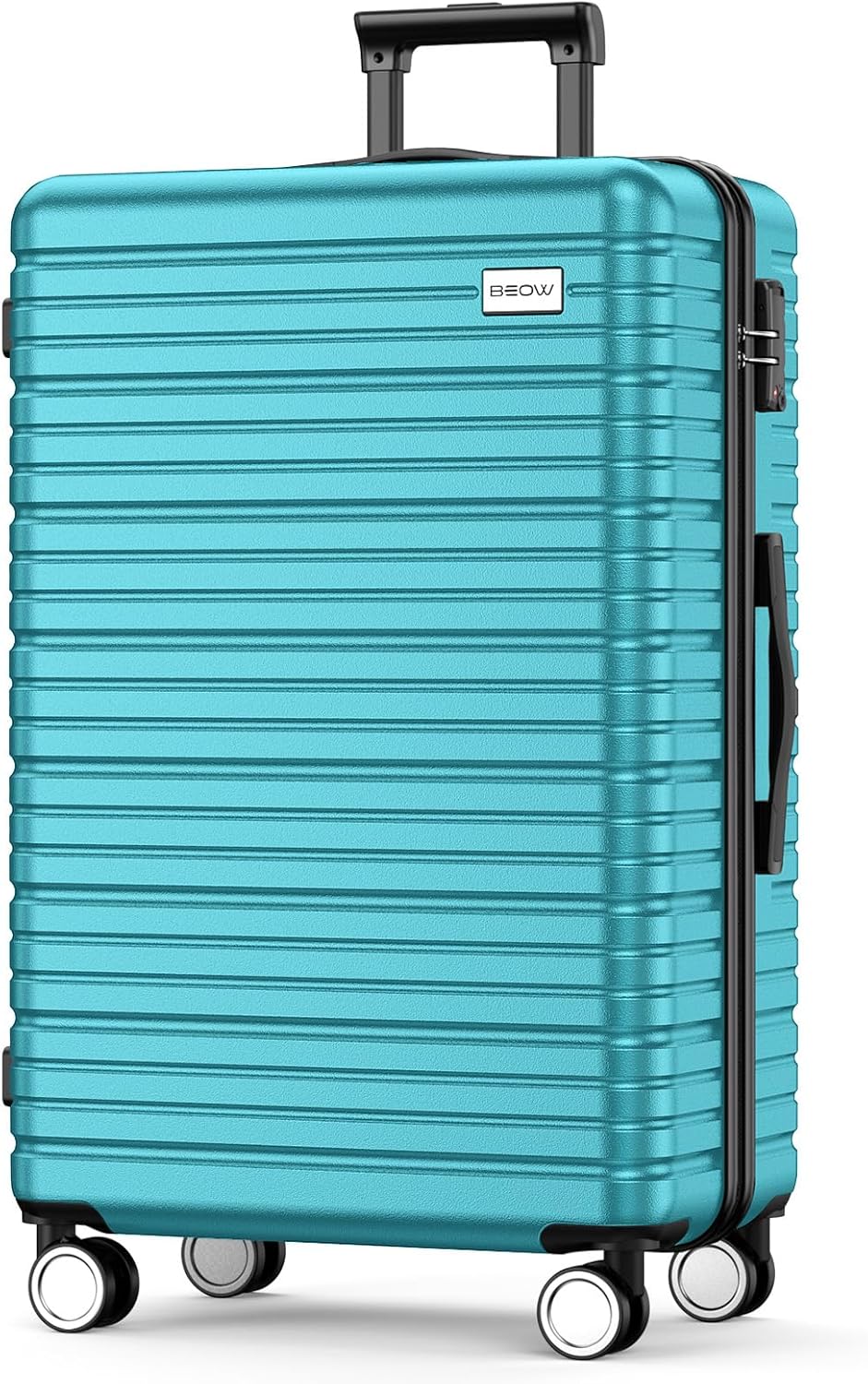 BEOW Luggage Expandable Lightweight Suitcases with Wheels PC+ABS