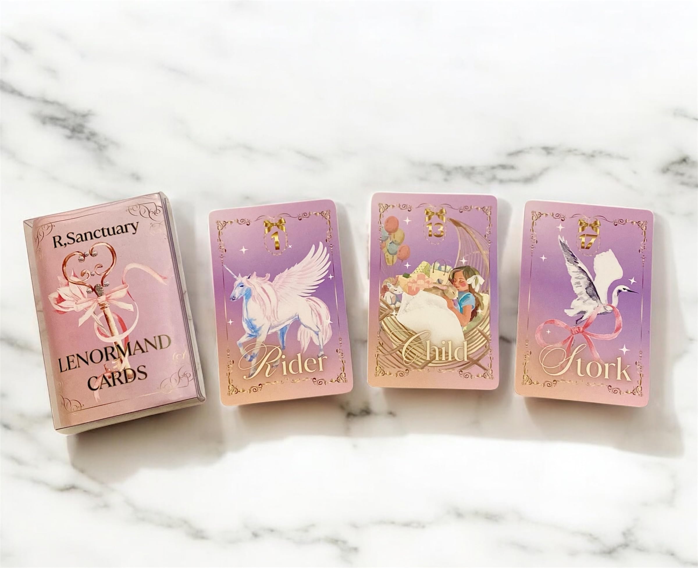 Amazon.co.jp: R.Sanctuary ルノルマンカード, 58mm x 89mm, パステル