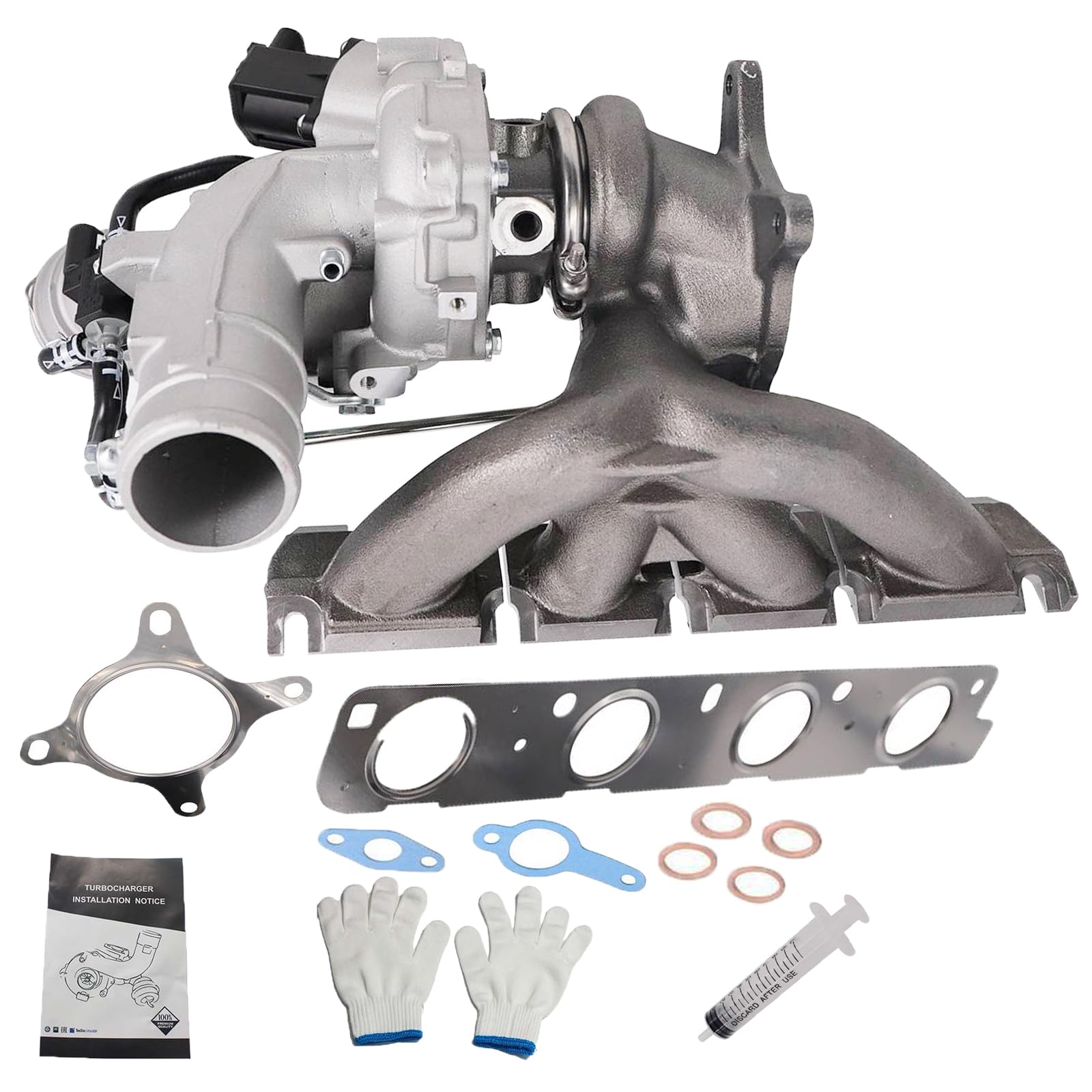 06J145713L Turbo Turbocharger K03 Compatible with VW Jetta Passat Tiguan Audi A3 TT Q3 GTI 2.0T TSI CCTA Engine (without o2 sensor hole in exhaust manifold)