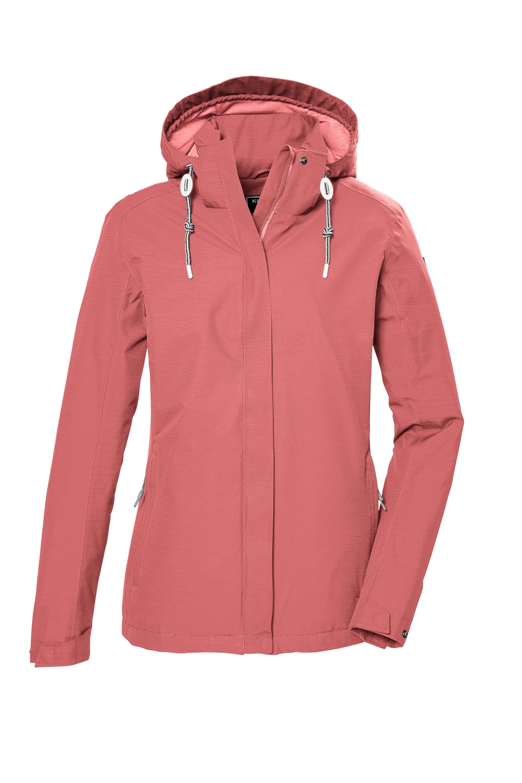 Killtec Kos 61 Wmn Jckt Chaqueta impermeable funcional/chaqueta de exterior con capucha con cremallera Mujer (Pack de 1)