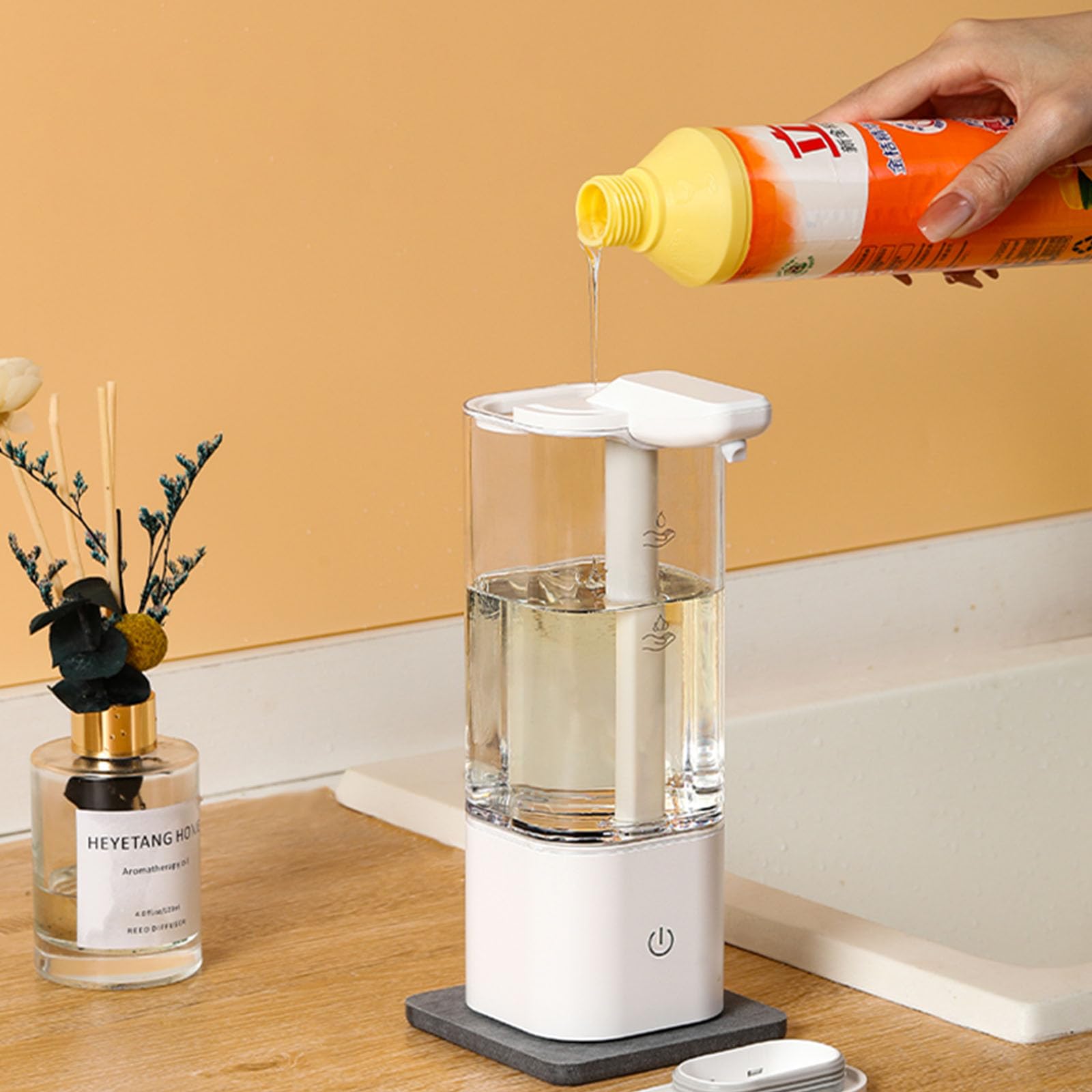 Dispensador De Jabón Multipropósito con Diseños Simples Y Características Recargables Accesorios Convenientes para Mejorar Las Bombas Higiene Dispensador Jabón