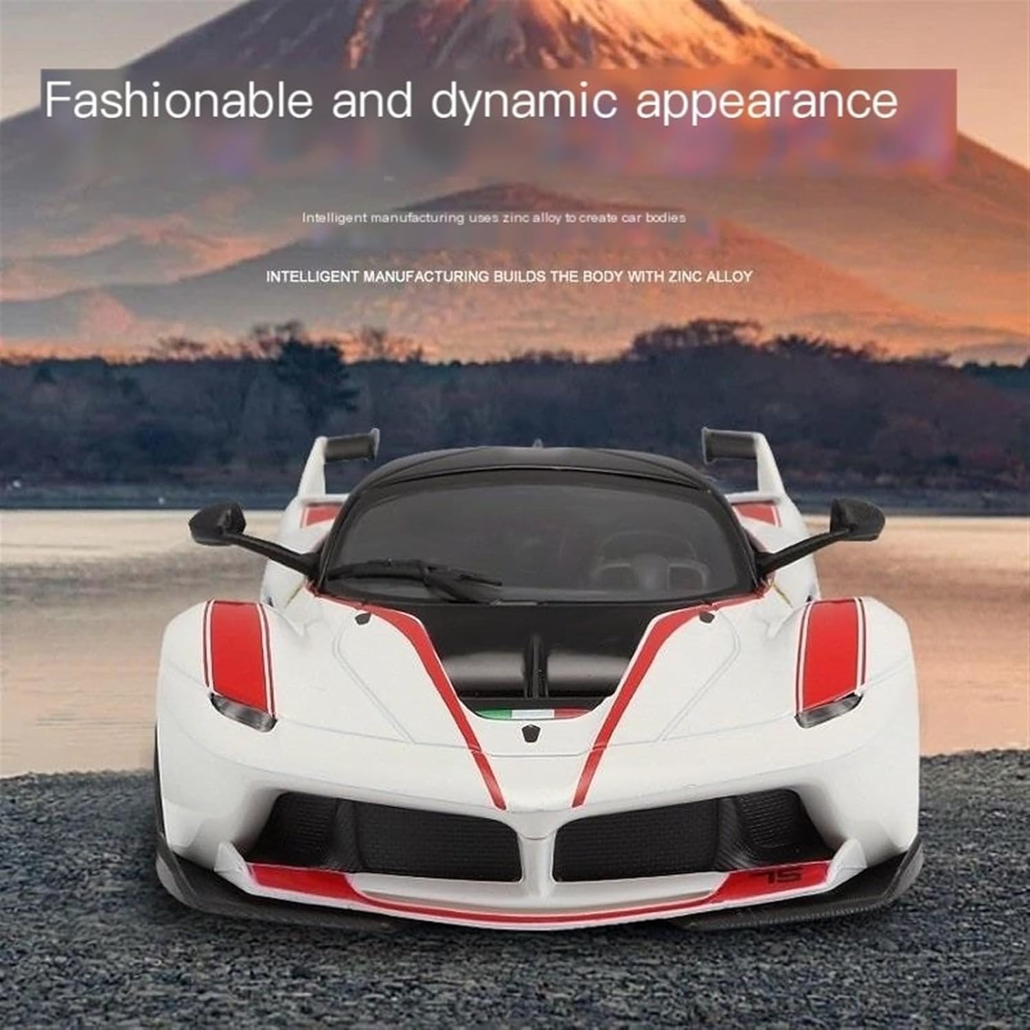 1:24 FXXK Racing car Alloy Model in red Colour(124 FXXK Red)
