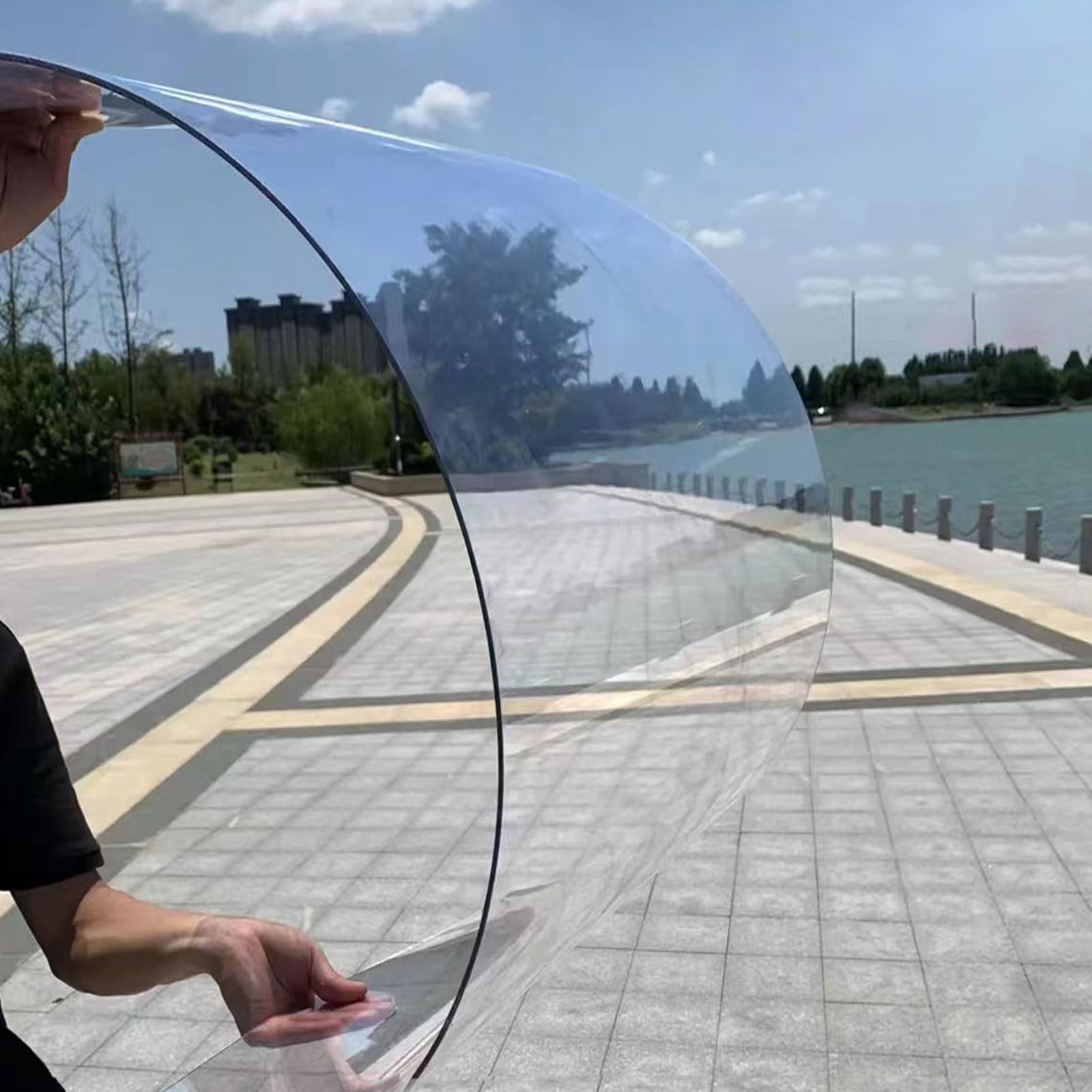 TransParent - Tettuccio in polycarte per uso esterno, protezione dai raggi UV, rivestimento di ricambio per serra, copertura in resina resistente alle intemperie.