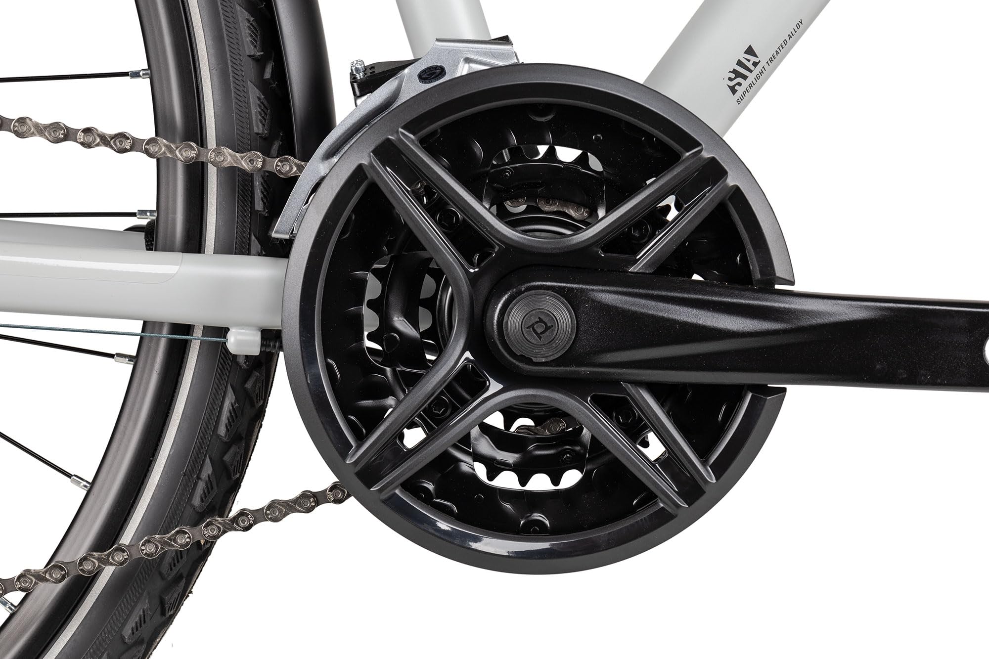 Axess Veris Street Trapez Crossbike 27-Gang Schaltung 28 Zoll Damenfahrrad Hydraulische Scheibenbremsen