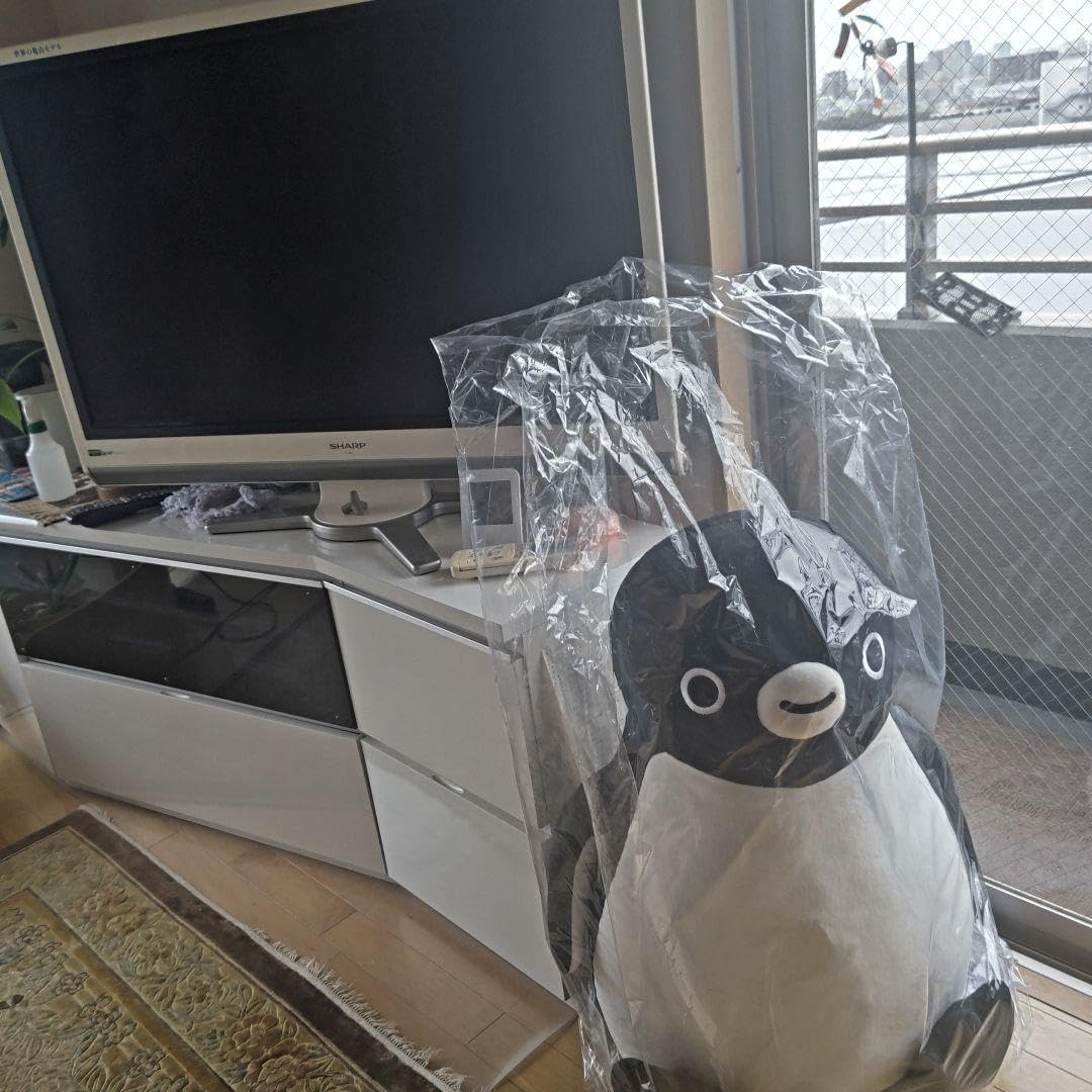 Amazon.co.jp: 家族並みのサイズ☆スイカペンギン特大ぬいぐるみ 
