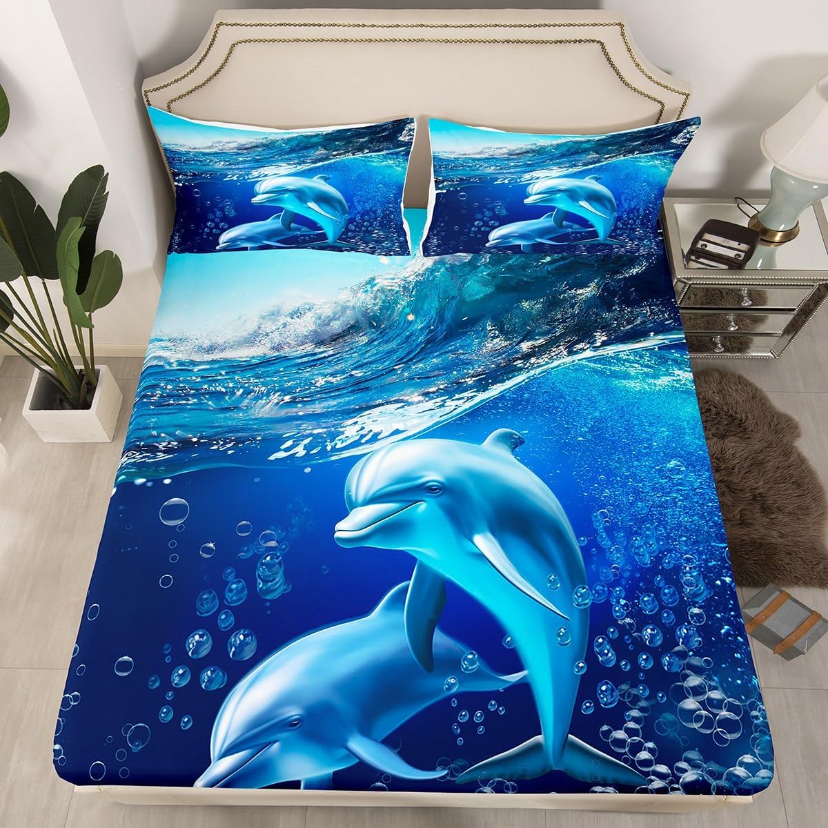 Medieval Style Swords Bed Sheet Queen Size Country Rustic Flowers Bedding Set Knight Theme Sword Fitted Sheet Adults Room Decor Black Yellow Soft Sheets with 2 Pillowcase,No Top Flat