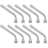 Dueilgo TR545D Truck Tire Valve Stems, 60 Degree Bend Valve Stems Compatible with Alcoa 22.5in and 24.5in Aluminum Wheels (Pack of 10)