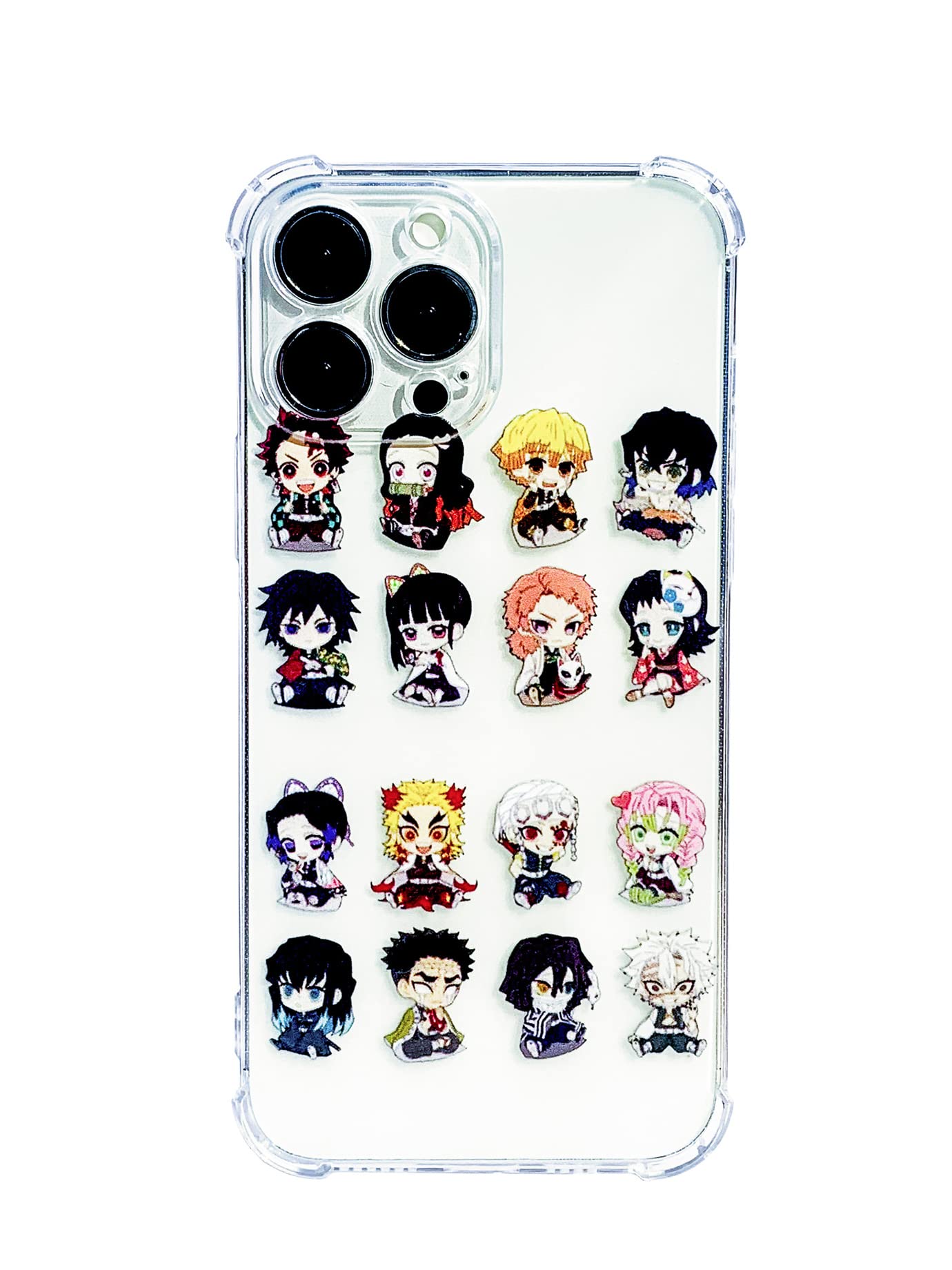 Clear Cute Anime Design Soft Shockproof Protective Slim Cases for Boys Girls Teens Men and Women,Compatible with iPhone 12 Pro Max Case(16P)