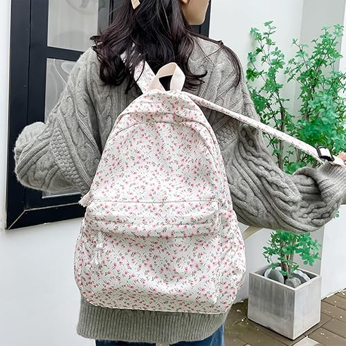 Miniatura 7 de Kawaii - Mochila universitaria de 16.1 pulgadas para mujer, Rosa, Mediana, Moderno