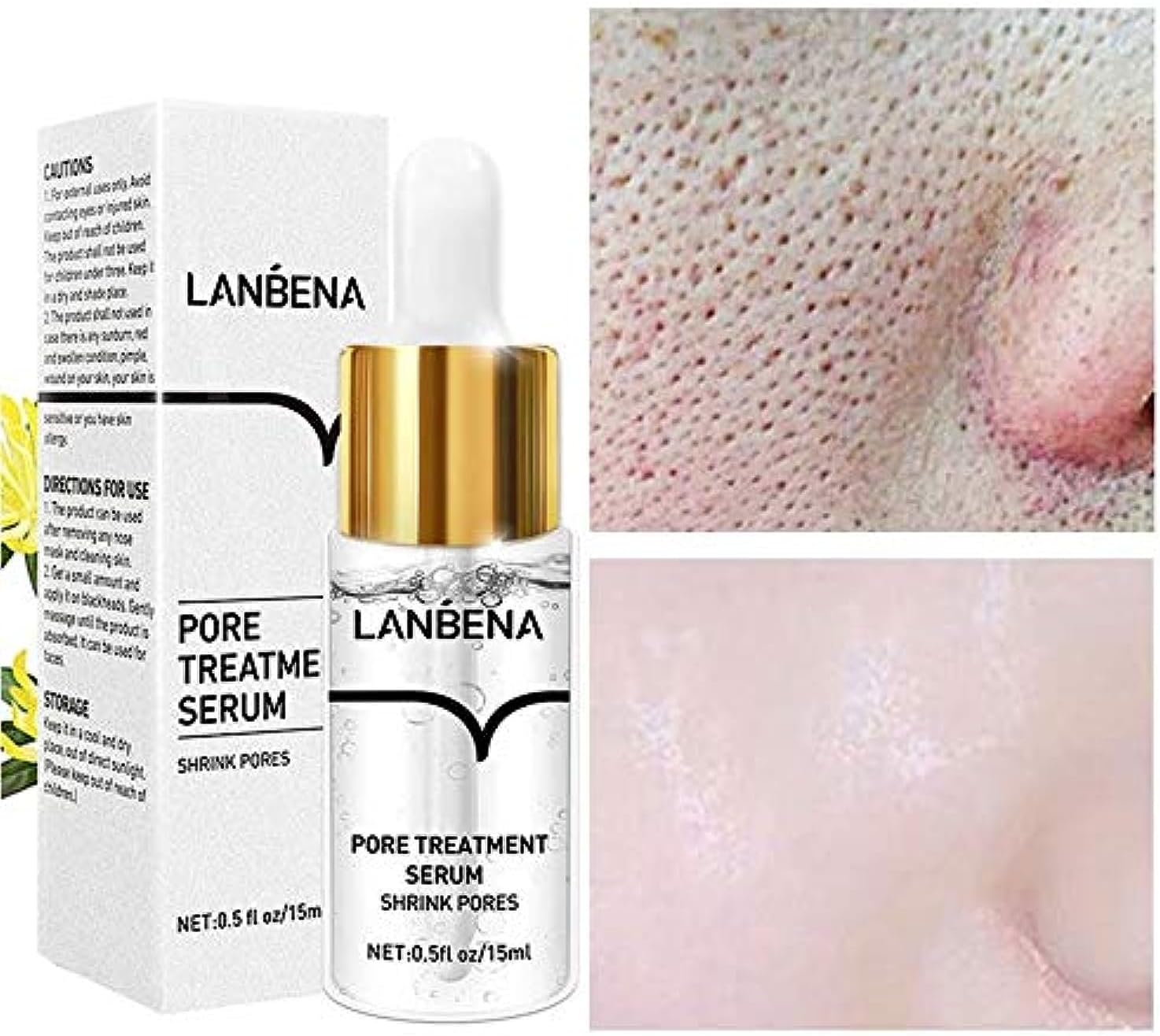 LANBENA Pore Skin Care Serum Essence for Shrinking Pores + Relieving Dryness + Oil Control Firming + Moisturizing