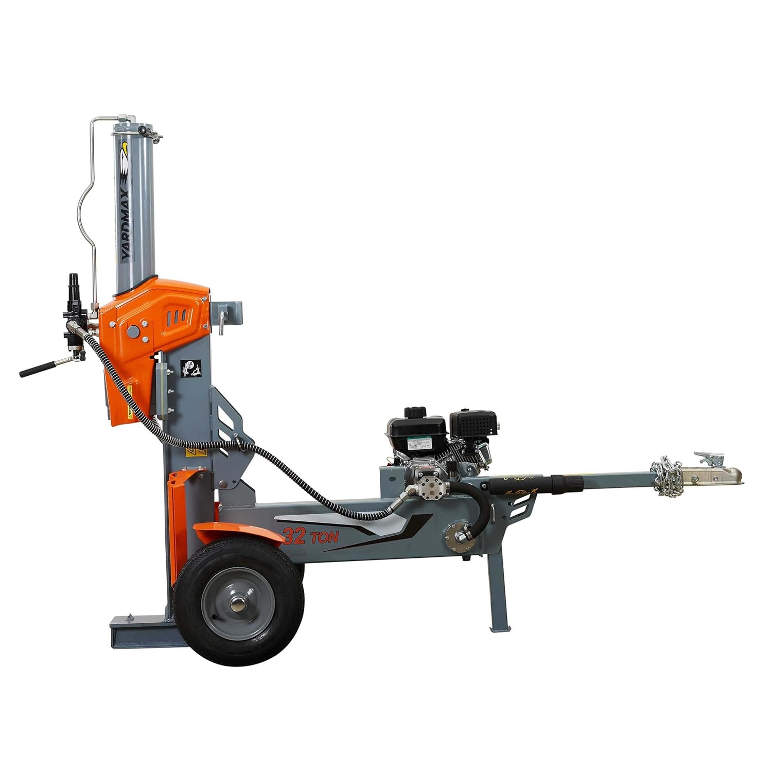 Yardmax Gas Log Splitter 32 Ton 2-Way Half Beam Briggs & Stratton Engine CR950