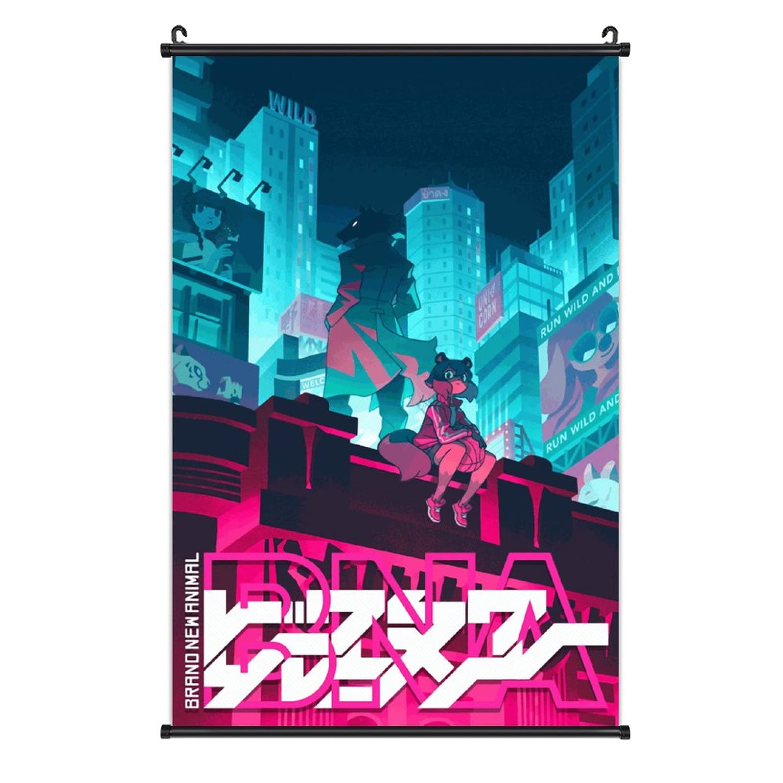 ZHAOXING 65 BNA Animee Pullover Sweatshirt Japanese Anime Wall Fabric Scroll Poster Art Prints Home Decor Gift Posters for Room