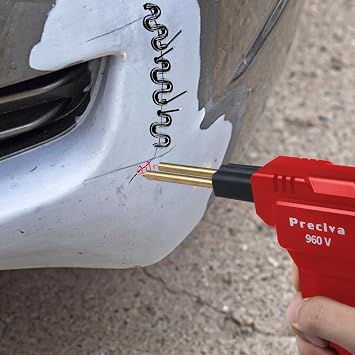 Plastic Welding Kit 50W,3s Instant Heating,4Shapes/750pcs Hot Staples