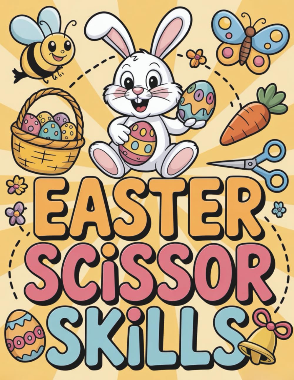 Easter Cut and Paste Activity Book: Fun Scissor Skills Workbook for Kids | Build Fine Motor Control with Easter-Themed Pages | Ideal for Preschool & Kindergarten Ages 3–6