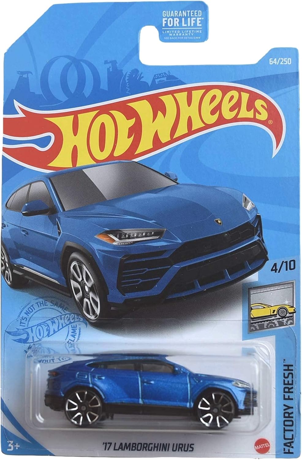 Hot Wheels '17 Lamborghini Urus, Factory Fresh 4/10