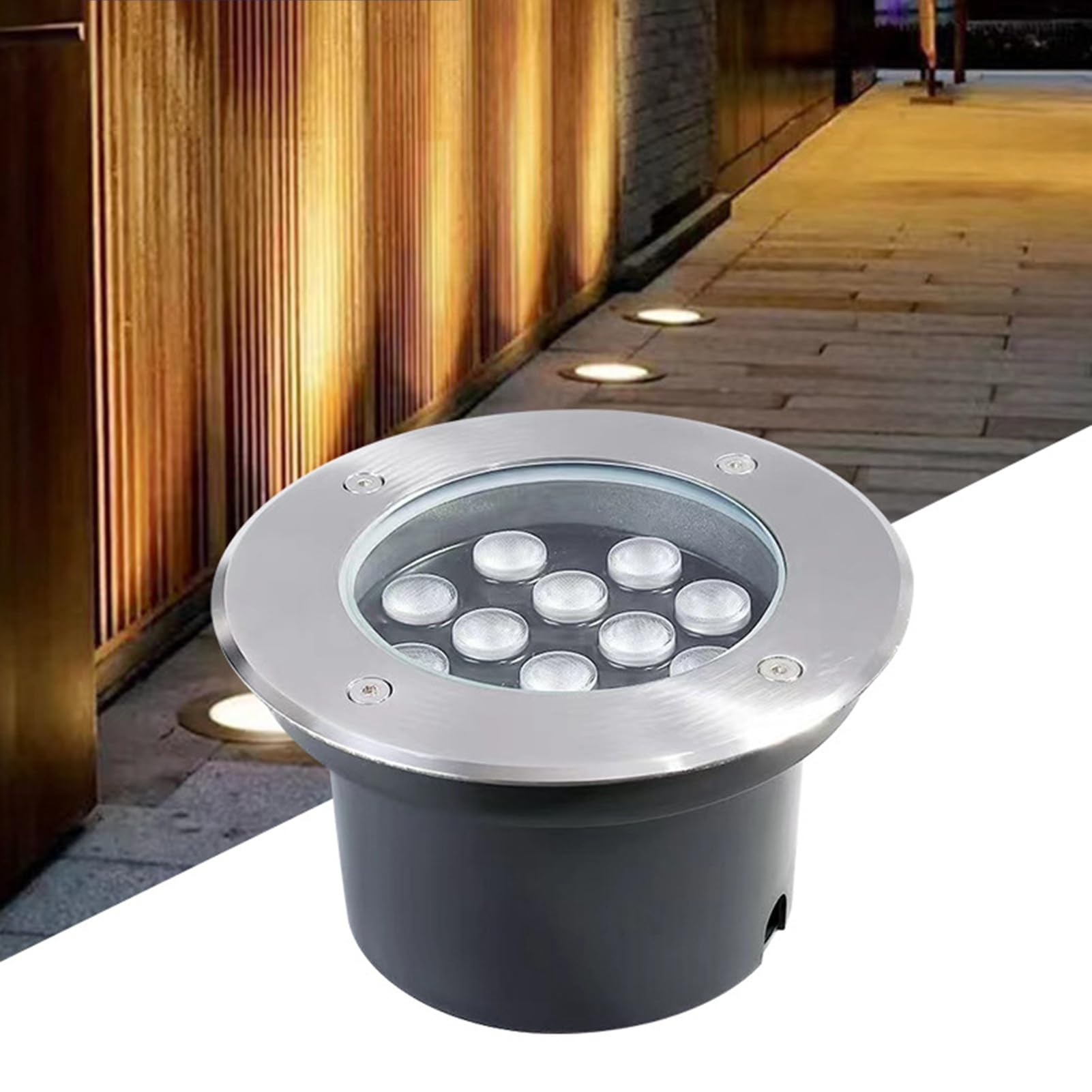 Spot LED d'extérieur basse tension IP66 éclairage souterrain étanche de cour