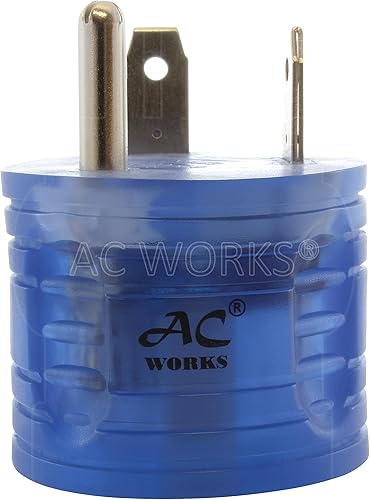 Miniatura 6 de AC WORKS TT-30P RVGenerator 30Amp Plug to 5-1520R Adaptador con indicador de alimentación (Compacto)