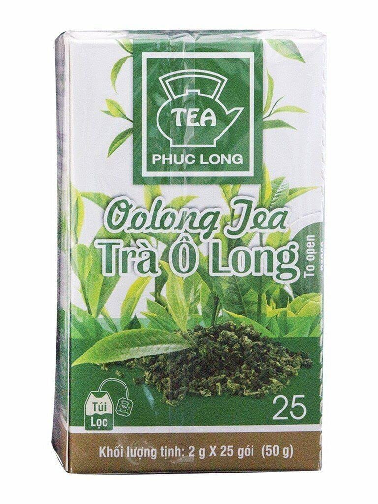 3 x Box of 25 bag x 2g Phuc Long Tea Bag Filters - Oolong Tea - Trà Túi L?c Ô Long