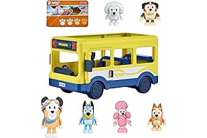 Bluey - Bus & Mates 8-Pack Family and Friends Collectible Figures