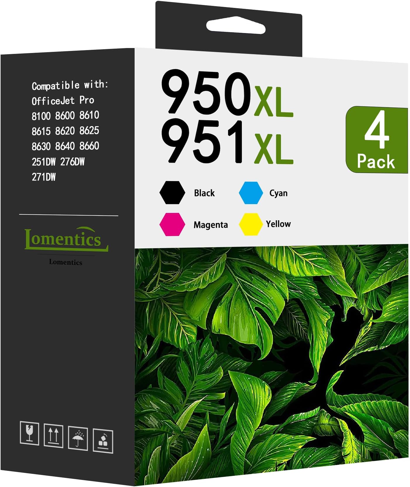 Amazon.com: 950XL / 951XL Ink Cartridges (4-Pack, BK/C/M/Y) - Lomenti ...