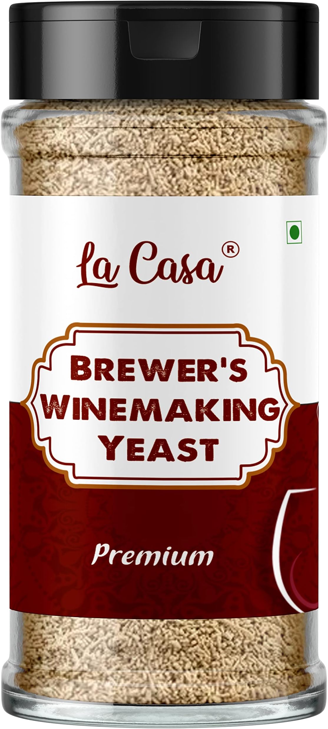 La Casa Brewer's Yeast for Winemaking | High Tolerance upto 15% ABV | 100g |