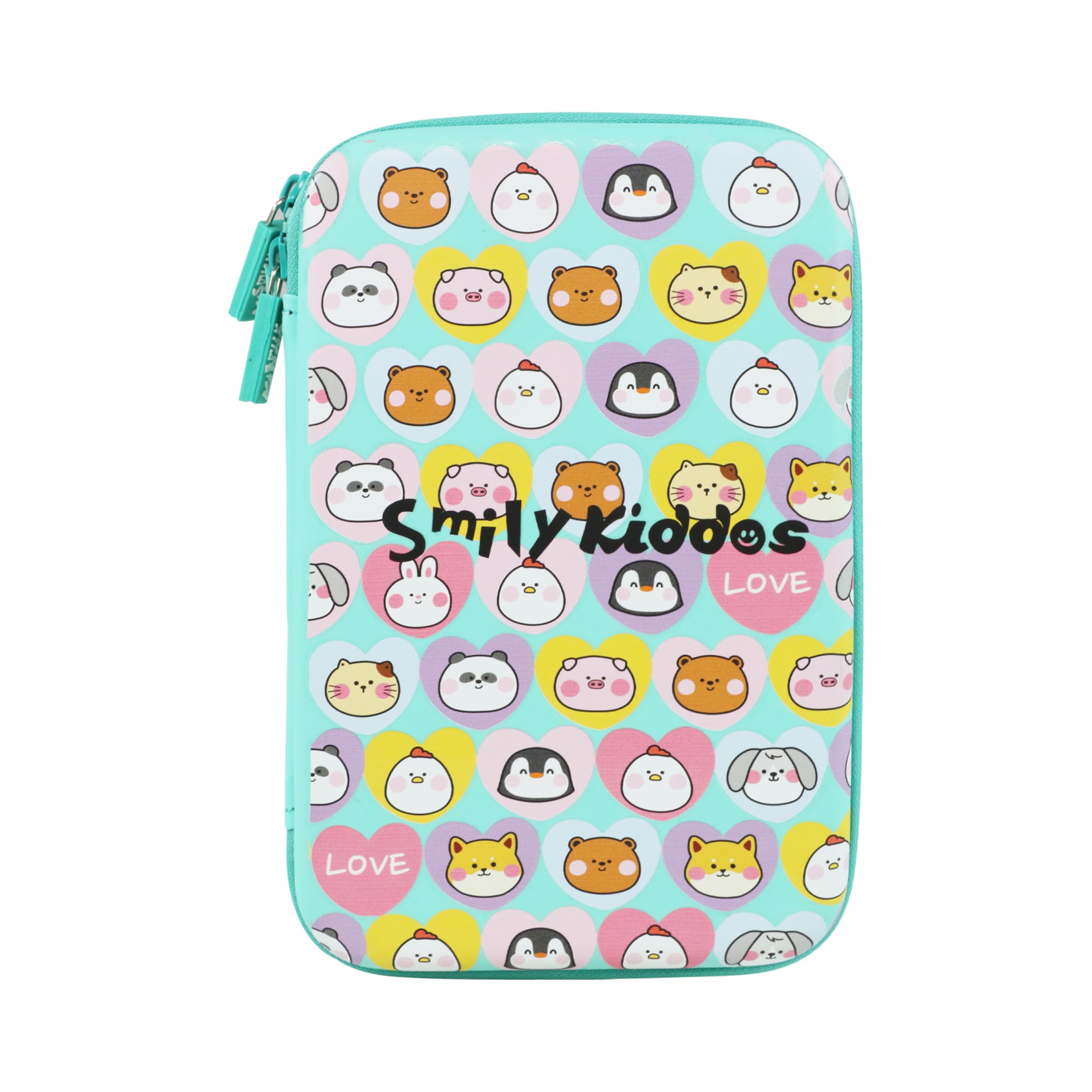 Smily Kiddos Single Compartment Pencil Case Stylish Cute Large Capacity Hardtop EVA Pencil Case Organizer School Kids Girls Women Pen Holder Pouch Multi Purpose| Animals - Multicolor (B0CZLDRSD9) Amazon Price History, Amazon Price Tracker