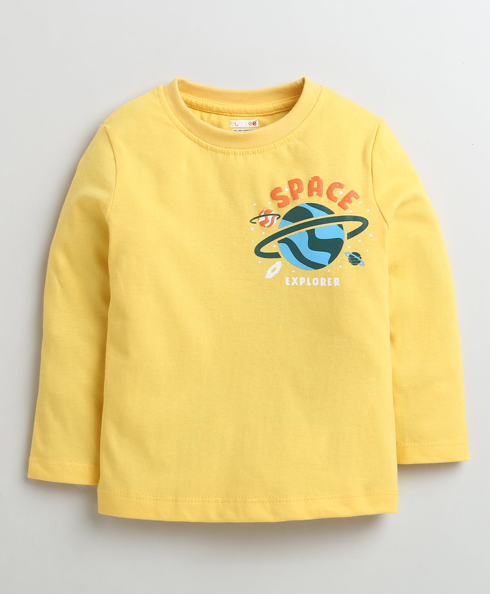 BUMZEE Peb9928 T-Shirts für Jungen, Baumwolle, normale Passform, volle Ärmel, 2er-Pack