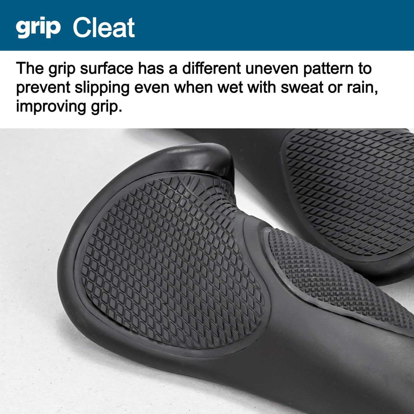 GORIX Bike Ergo Grip Handlebar Handle Grip Lock-on Shock Absorption Bicycle Cycling (GQZ556)