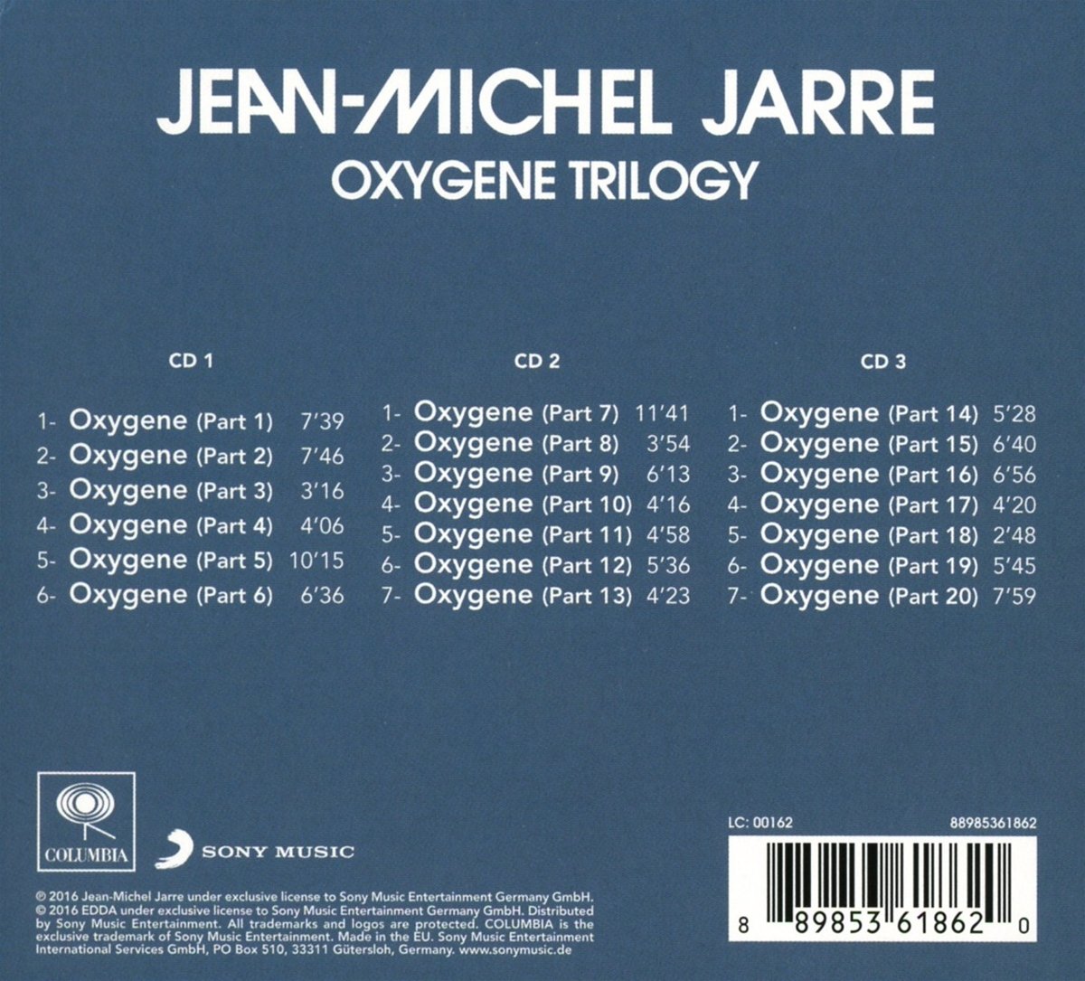 Oxygéne Trilogy