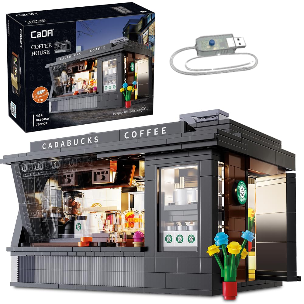 Amazon.com: CaDA Master C66005W Japanese Coffee House Building Set