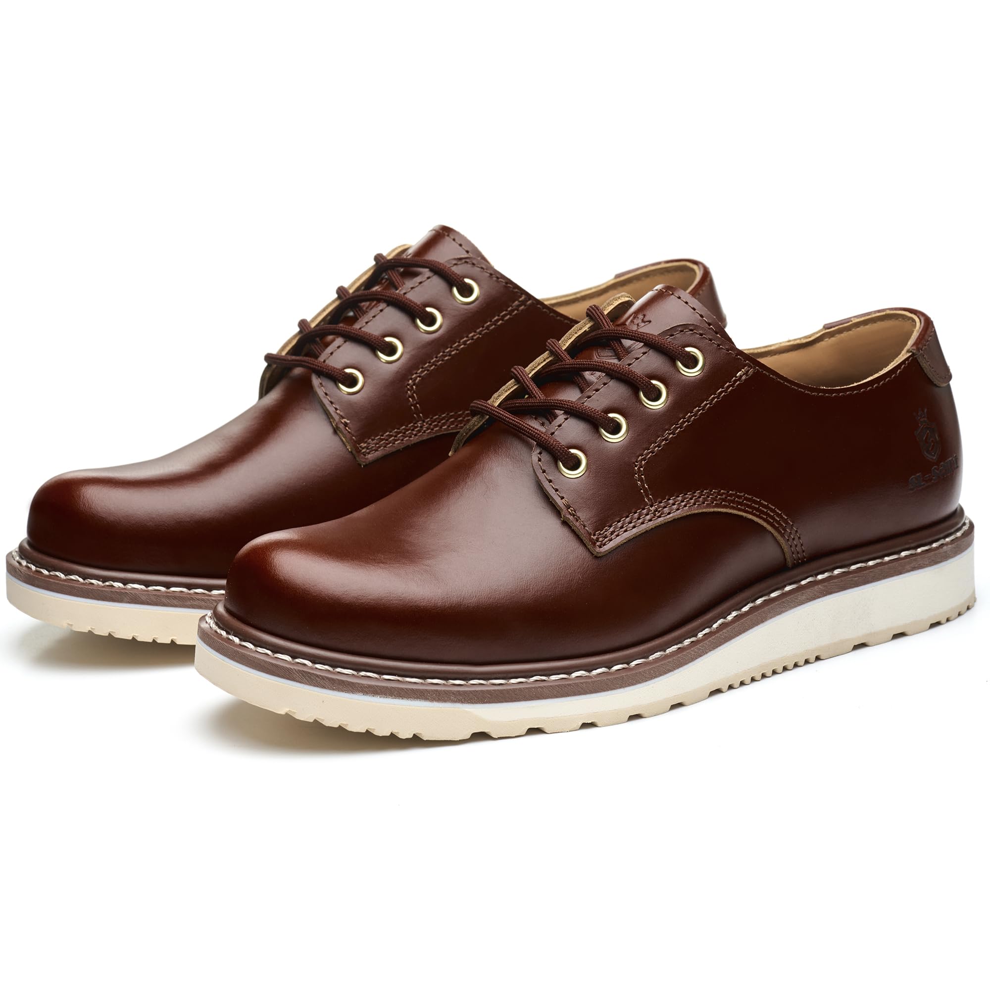 Uomo Fatto a Mano a Bassa Tazza Di Moda Stivali Genuini in Pelle Bovina Scarpe Moda Lace Up