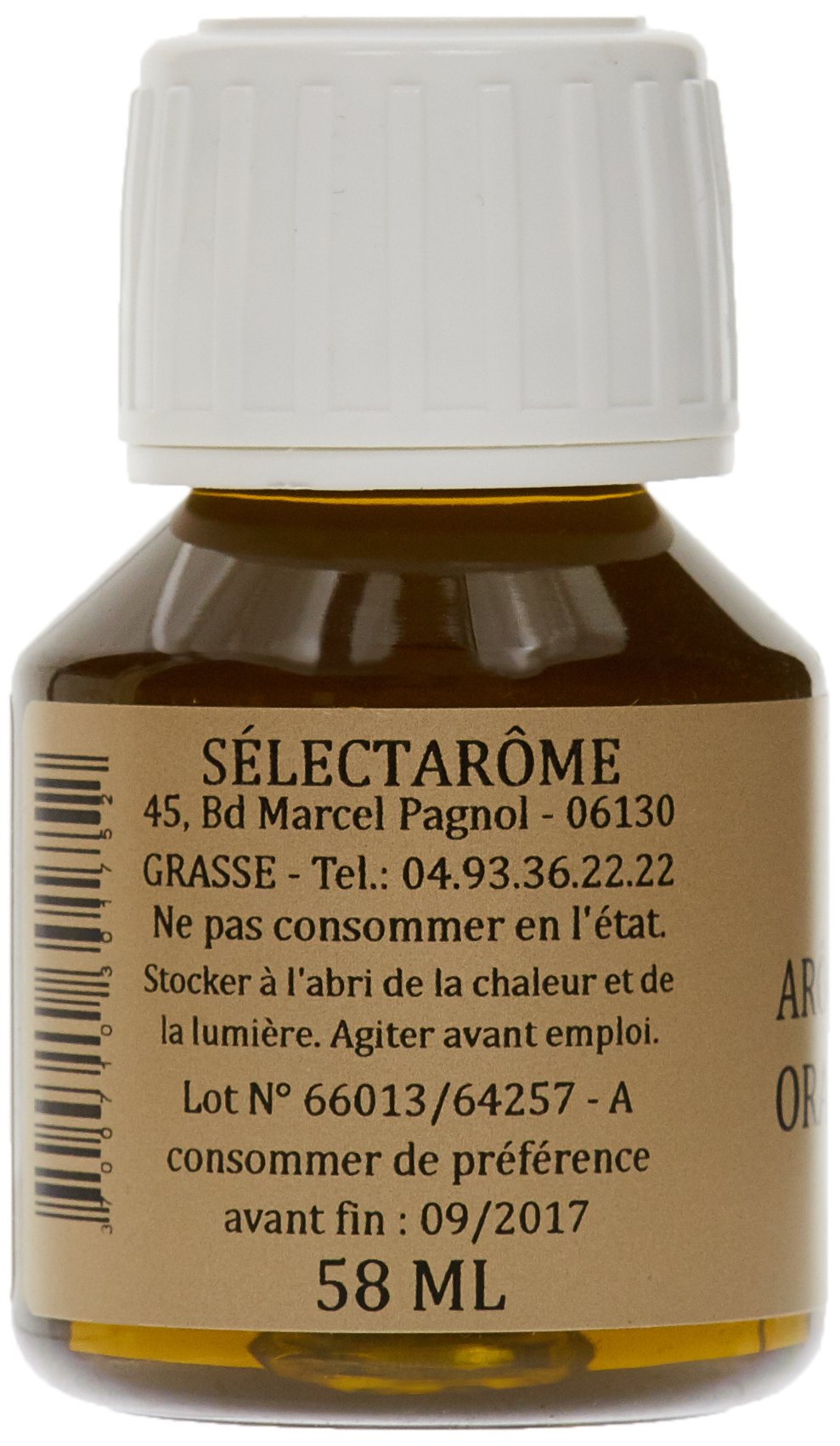 SélectArôme Arôme Orange Amère 58 ml - Lot de 3