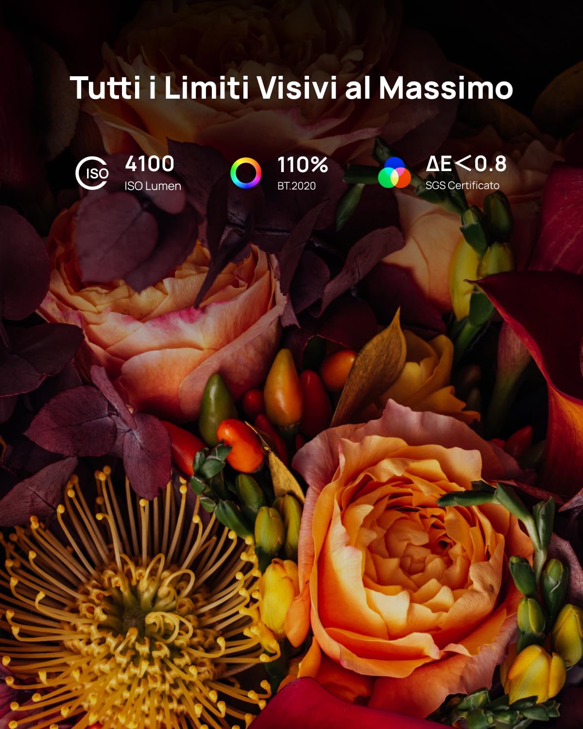 XGIMI HORIZON 20 Pro Proiettore Laser Triplo RGB 4K 4100 Lumen ISO Google TV Netflix Ufficiale Zoom Ottico Lens Shift IMAX Enhanced Dolby Vision Contrasto 20000:1 Schermo 300"