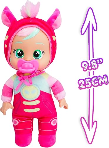 Miniatura 4 de Cry Babies Tiny Cuddles Talents Hannah, vestida como astronauta y llora lágrimas reales, muñeca bebé de 9 pulgadas