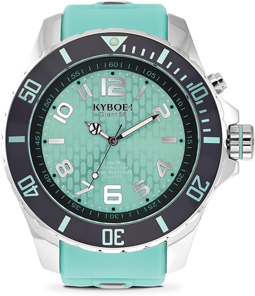 KYBOE Unisex-Adult Analogue Quartz Watch with Silicone Strap KY.55-025.15