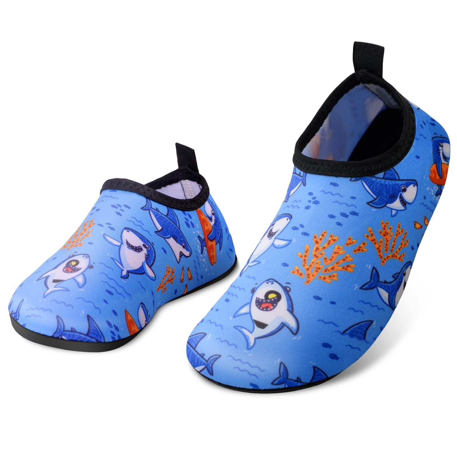 Kids Water Shoes Toddlers Swim Beach Shoes, Infant Wet Swimming Pool Shoes for Boys Girls Non-Slip Quick Dry Aqua Socks, Soft Skin Barefoot Baby Holiday Essentials for Garden Sea Waliking Wetsuit — view 13