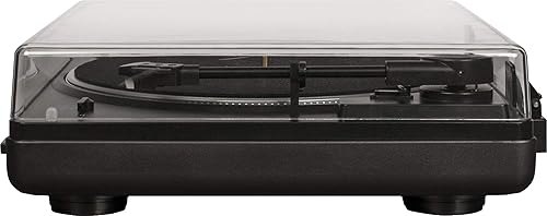 Miniatura 6 de Crosley T400D-BK Tocadiscos con Bluetooth de 2 velocidades totalmente automático con preamplificador integrado, color negro