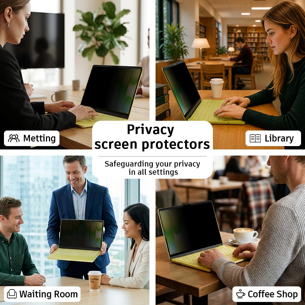 Protector De Pantalla Magnético Extraíble Para MacBook Neo | Desmontable, Fácil De Instalar, Protege La Privacidad, Ideal Para Oficinas Y Cafeterías, Resistente A Los Arañazos