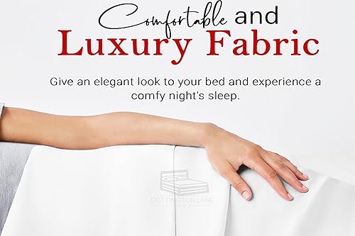 Miniatura 5 de Juego de sábanas divididas tamaño King para cama ajustable, sábanas 100% algodón, juego de sábanas divididas de 5 piezas, sábanas divididas tamaño