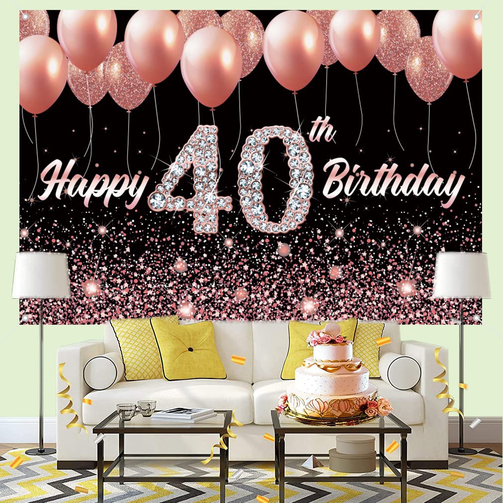 Zwarte Achtergrond Voor De Viering Van Het 40e Verjaardag Premium Vector Achtergrond Premium Vector Voor Poster Banner Viering Groet 52462240