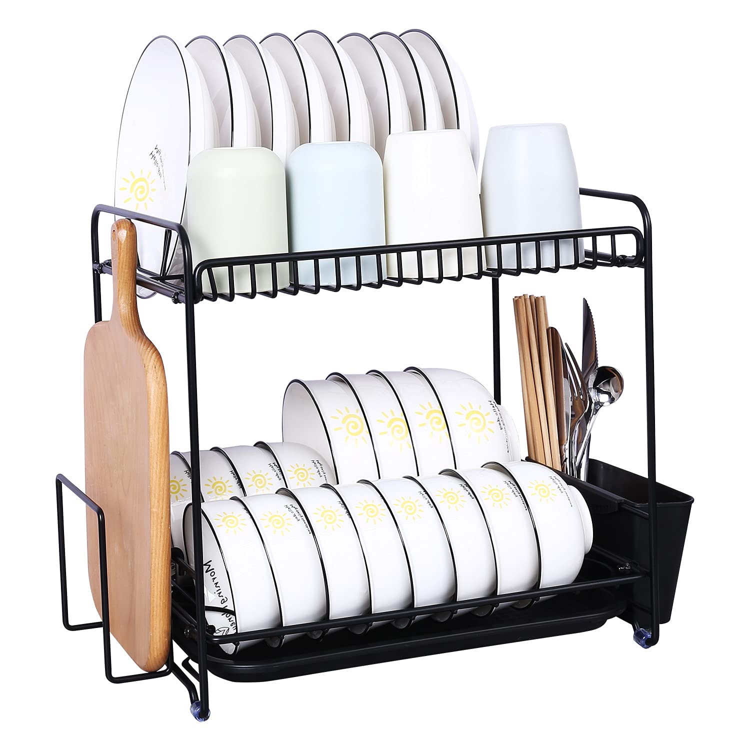 Buy Ezprotekt Dish Drying Rack, 2 Tier Drying Plate Stainless Steel