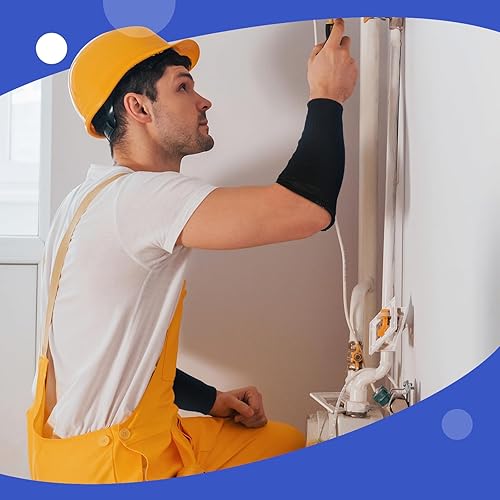 Miniatura 73 de 3 pares de protectores de brazo para piel fina y moretones, resistente a los cortes, manga de antebrazo, manga de protección contra quemaduras