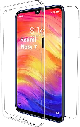 MovilCom? - Funda XIAOMI REDMI Note 7 Transparente Ultra Fina Doble 360 | Delantera TPU y Trasera PC Alta Resistencia