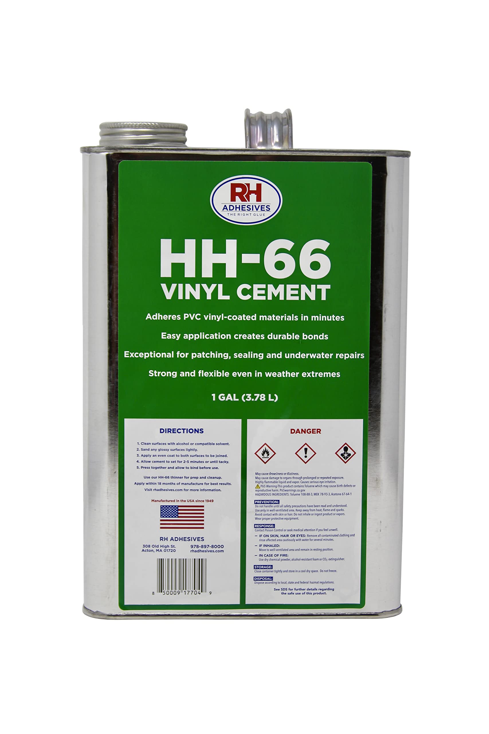RH Adhesives HH66 Vinyl Cement, 1 Gallon Buy Online in UAE at desertcart