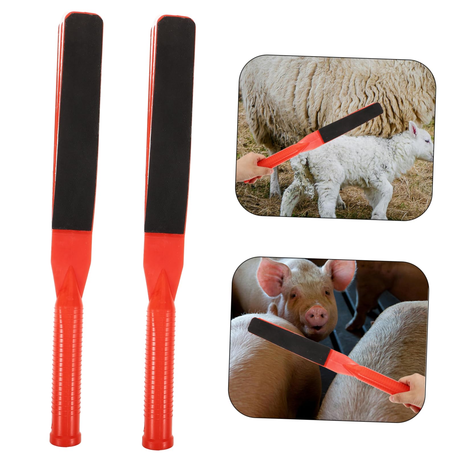 Supvox Viehtreiber Paddel Aus PP – Leichtes Treibbrett Für Schweine & Kühe, 50x4,4x4 Cm, Flexibel, Glatte Kanten, Hygienisch & Verschleißfest