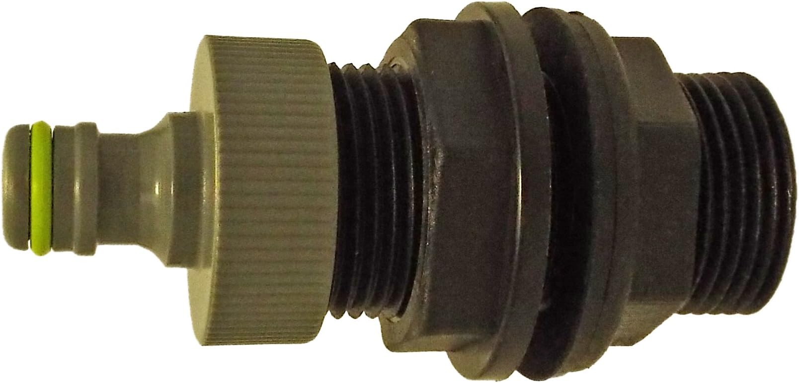 IRRIGA 3/4" BSP IBC Tank/Waterbutt Connector + Range of Outlet Fittings (3/4" IBC + Hose CON)