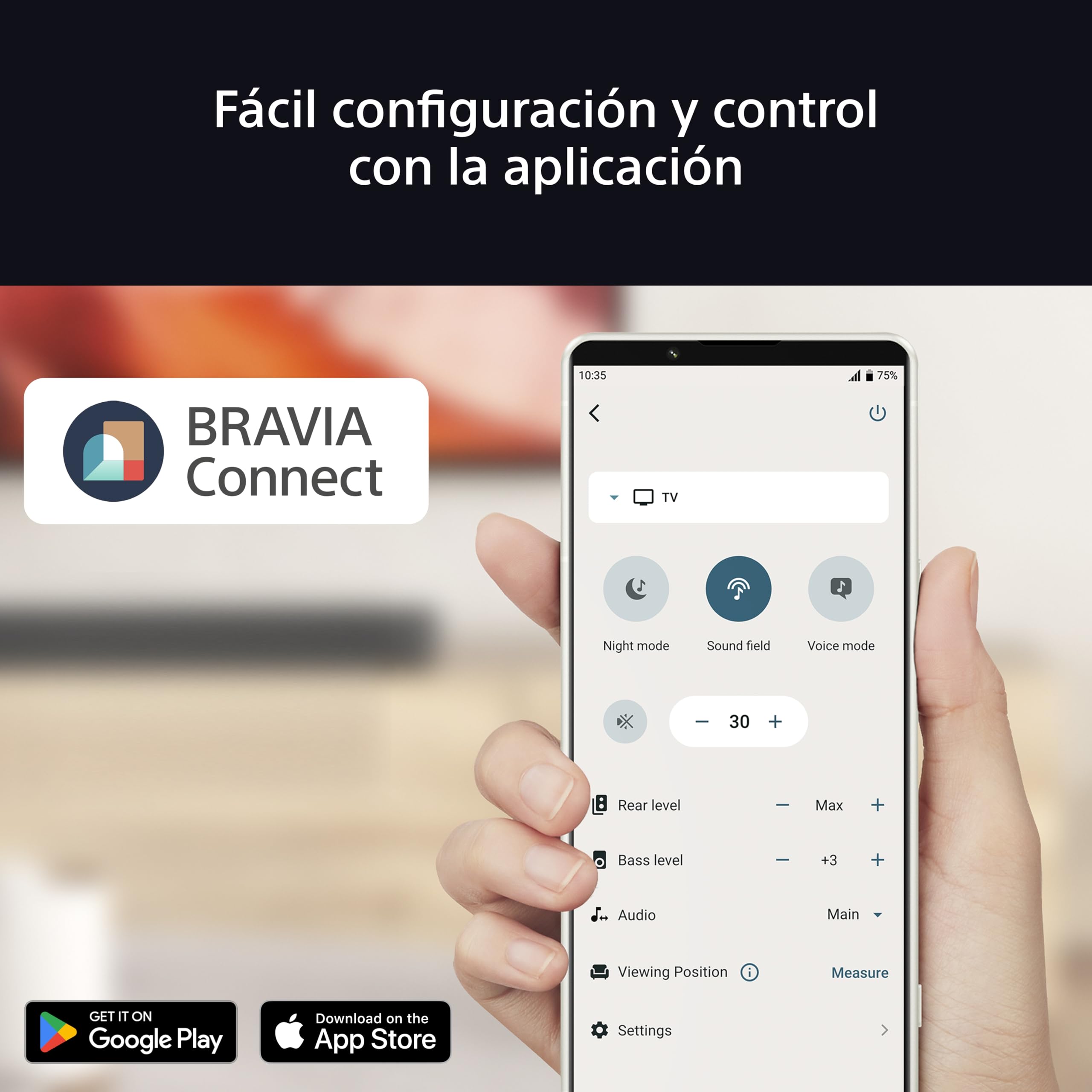 Sony BRAVIA Theatre SA-RS8 Altavoces Traseros inalámbricos, Sonido Surround,Spacial Mapping 360, Compatible con IMAX Enhanced,Funciona con Barras de Sonido y subwoofer, Fácil configuración y Control