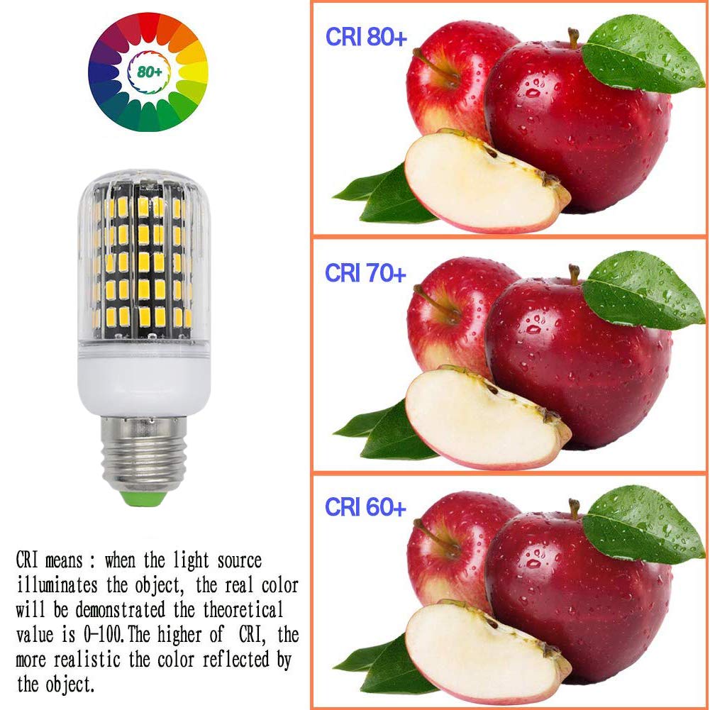 Ampoule LED épis maïs 10W 100 5736 SMD, bougies antidéflagrantes, lampe blanc chaud 3000K