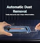 MAGIC JOHN 2 Pack pour Samsung Galaxy S24 Ultra Protecteur d'écran en verre trempé, Installation automatique d'élimination de la poussière, sans bulle, HD Installation claire et facile