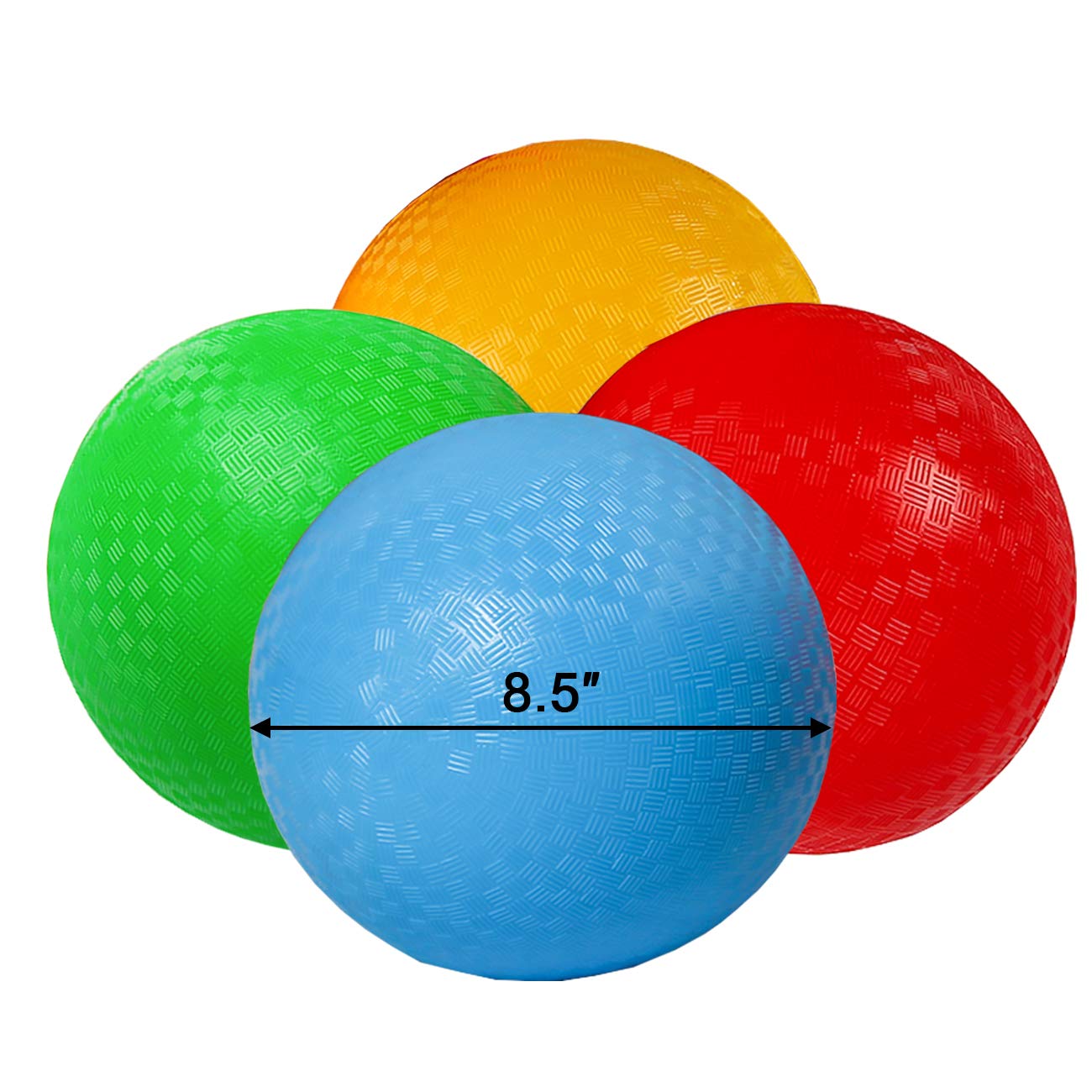 Ogrmar 6PCS 8.5 Inch Playground Balls Dodgeballs with 1 Hand Pump for Kids and Adults Dodge Ball, Kickball, Handball, Camps, Picnic and Schoolyard Games - Image 6